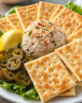 Generic Saltine Crackers fit lunchboxes and travel with a crisp bite.