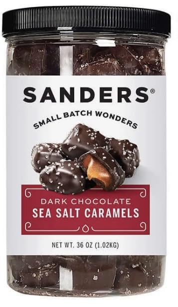 Generic Sanders kettle cooked caramel close-up showing rich texture for indulgent snacking