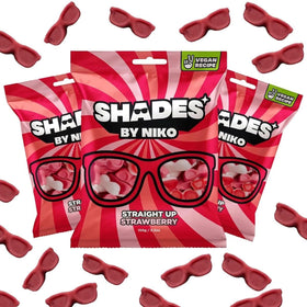 Shades by Niko originals assortment emphasizing chewy texture.