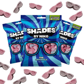 Shades by Niko tropical delight bag highlighting fruity-sour balance.