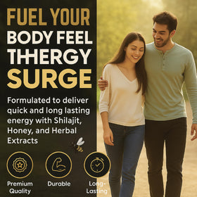 Generic Shilajit Honey herbal mix label close-up ideal for adding to tea.