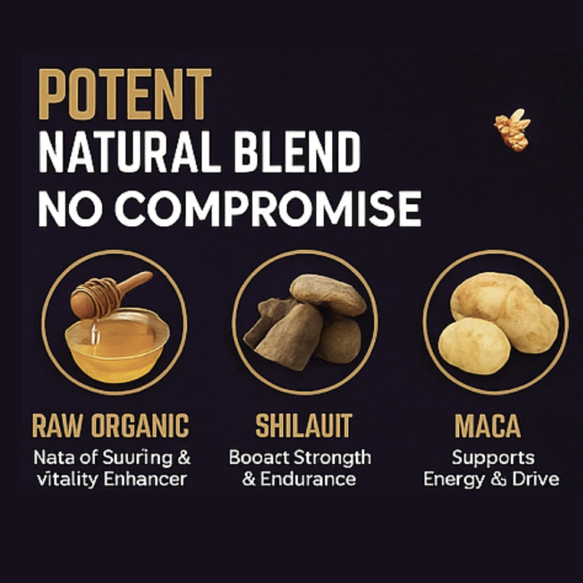 Generic Shilajit Honey sachets close-up showing freshness-sealing packaging.