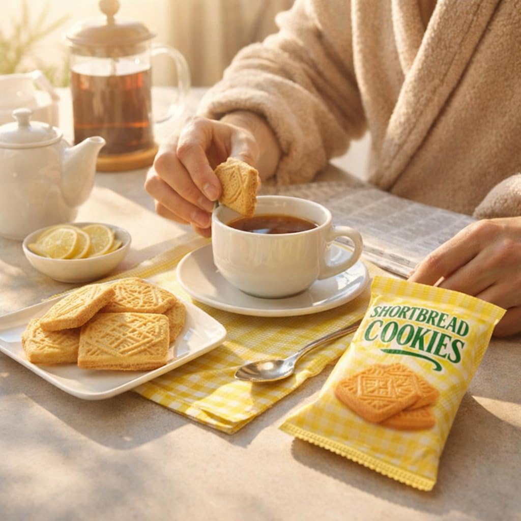 Generic Shortbread Coffee Tea Pairing idea for a comforting break.
