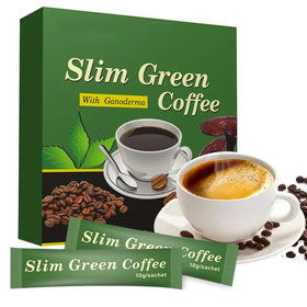 Generic Slim Green Coffee Ganoderma sachets displayed for convenient daily beverage.