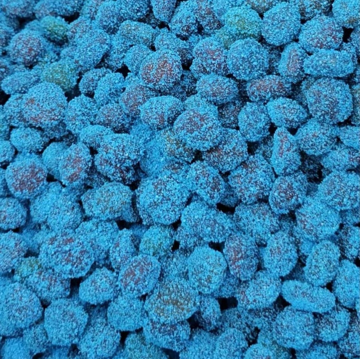 Generic Sour Blue Raspberry Gushers pack; vibrant colors and tangy bite for a party snack