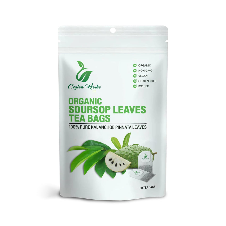 Generic Soursop Leaves Tea Bags in eco packaging for a fresh, organic brew