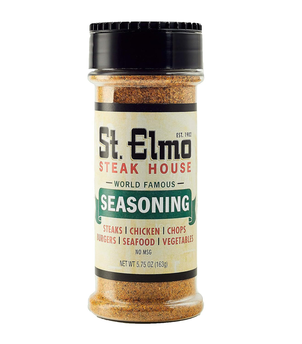 Generic Steak House Seasoning spices on counter picture suggests an easy kitchen upgrade