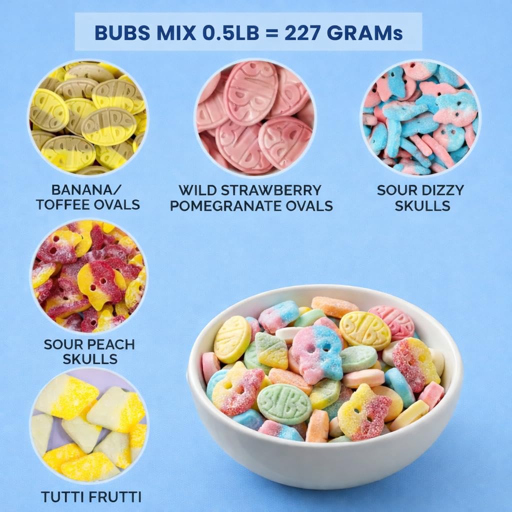 Generic SUKAR Bubs vegan gummies with clear ingredients for daily treats
