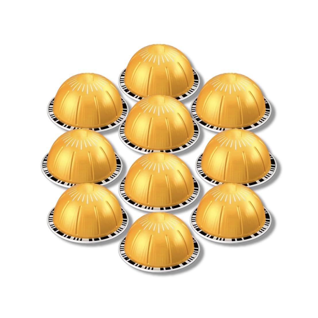 Generic Sunny Almond Vanilla Double Espresso pod for Nespresso machines, delivering a rich flavor and quick energy lift.