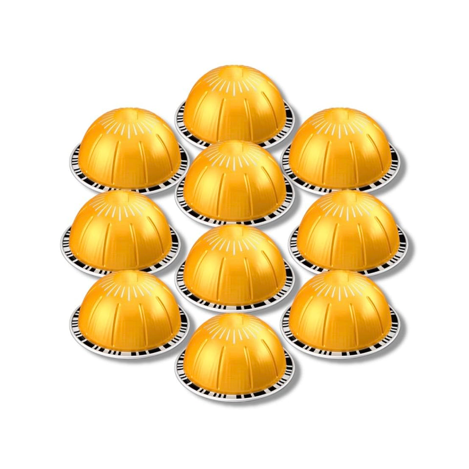 Generic Sunny Almond Vanilla Double Espresso pod for Nespresso machines, delivering a rich flavor and quick energy lift.
