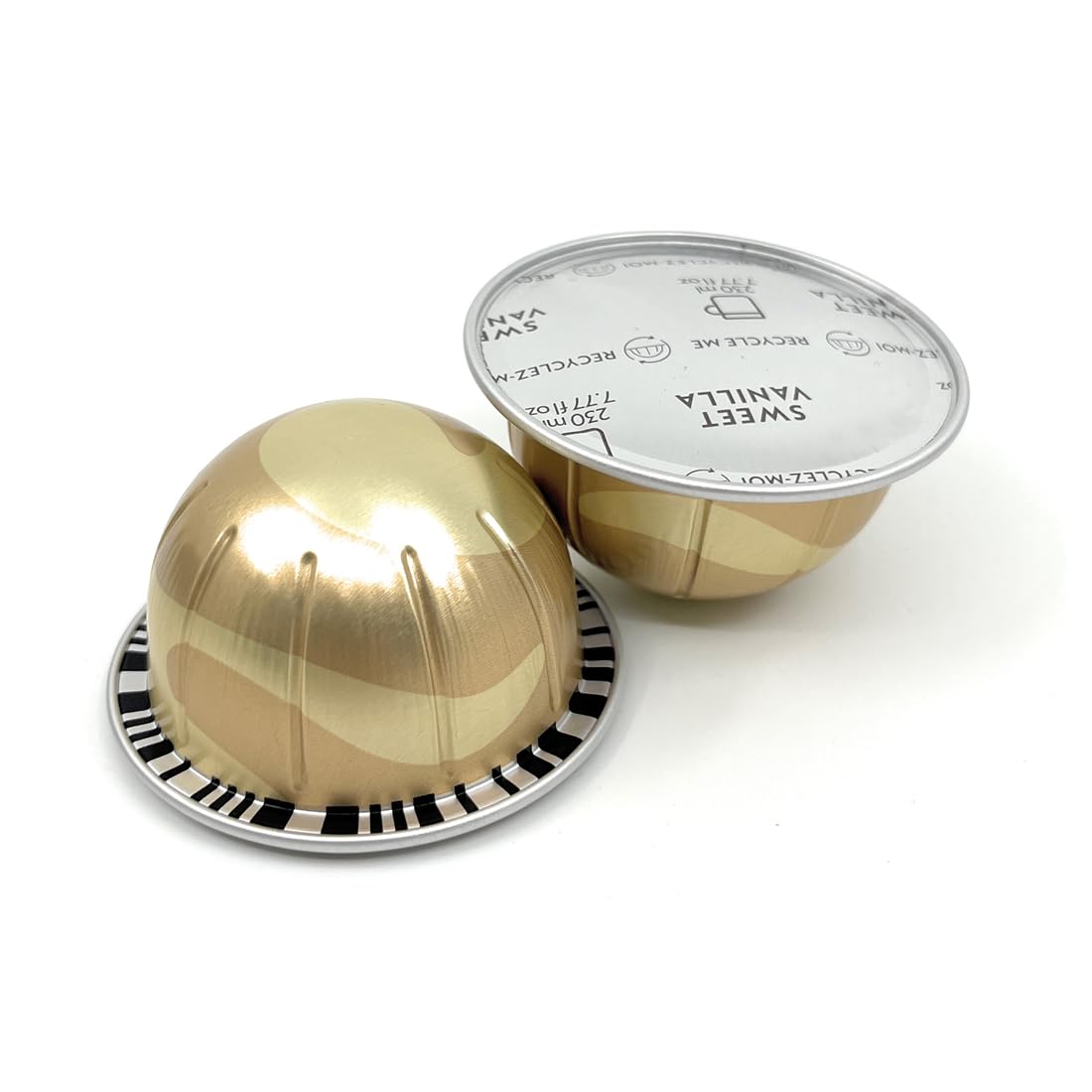 Generic Sweet Vanilla capsules packaging in a box, convenient 10-pack.