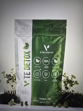 Generic TE DETOX herbal tea pack for detox-support during daily rituals.