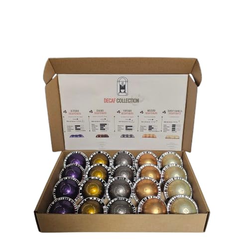 Generic Variety Discovery Sampler five-flavors display for trying multiple decaf options.