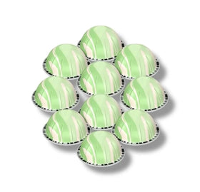 Generic pistachio vanilla over ice pods brewing over ice preserves rich flavor