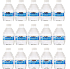 Generic water 8 oz bottle pack for convenient hydration on the go.