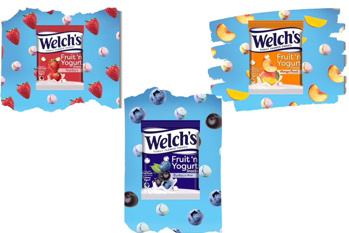 Welch's Fruit 'n Yogurt Snacks mango-peach bag for a refreshing treat