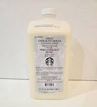 Generic white chocolate mocha sauce bottle for cafe-quality flavor at home.