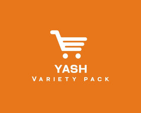 Generic Yash assortment flavors closeup highlighting long-lasting flavor without sugar.