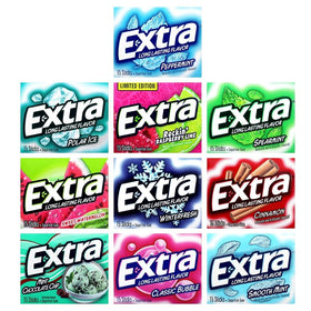 Generic Yash assortment six-pack package showing sugar-free gum variety for on-the-go refreshment.
