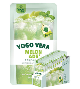 Generic Yogo Vera Melon Ade pouch front view for on-the-go refreshment.