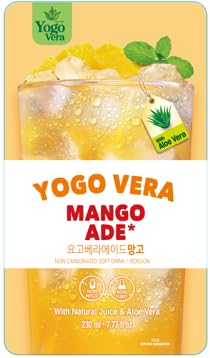 Generic Yogo Vera Mango Ade pouch ready-to-drink for on-the-go breaks