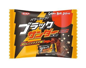 Generic Yuraku Seika Black Thunder Mini Bars interior pack view ideal for sharing and quick energy on-the-go.