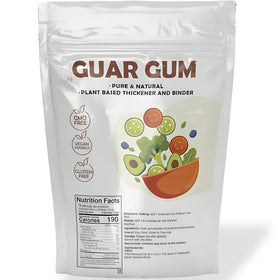 Generic ZEHO guar gum powder 2lb pouch packaging for freshness