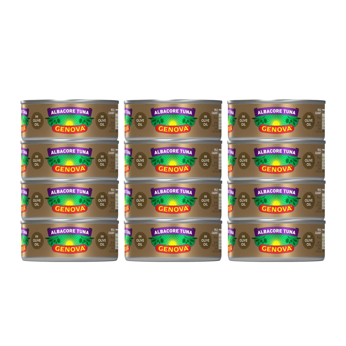 Genova albacore tuna in olive oil, 5 oz can, pantry-ready