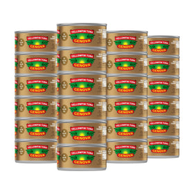 Genova Premium Yellowfin Tuna in Olive Oil can showing rich flavor ideal for salads