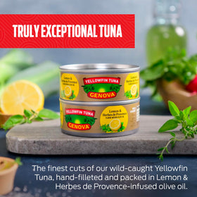 Genova tuna salad bowl with bright Mediterranean flavors.