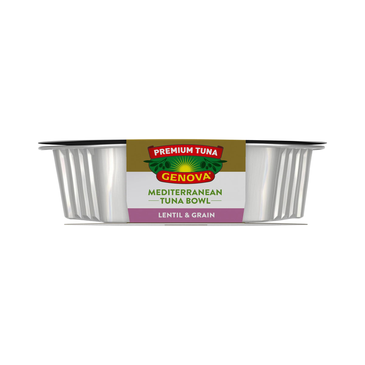 Genova wild caught tuna packaging emphasizing sustainability and traceability.