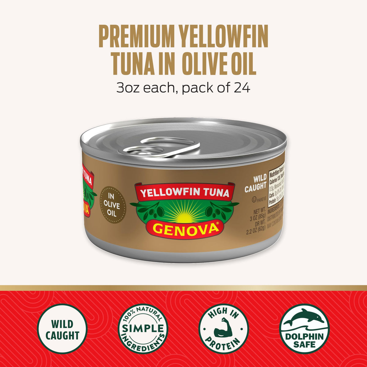 Genova Yellowfin Tuna hand-filleted for premium texture and bite