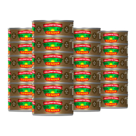 Genova yellowfin tuna in olive oil can with rich flavor ideal for salads