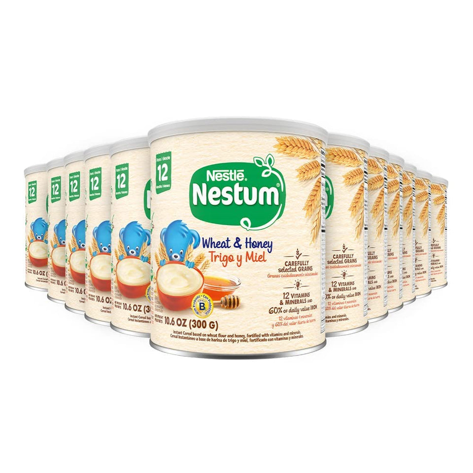 Gerber Nestum instant cereal pack for quick family breakfasts.