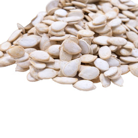Gerbs jumbo sea-salted pumpkin seeds in shell – crunchy snack option.