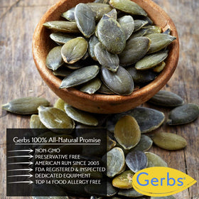 GERBS no additives or preservatives for clean snacking