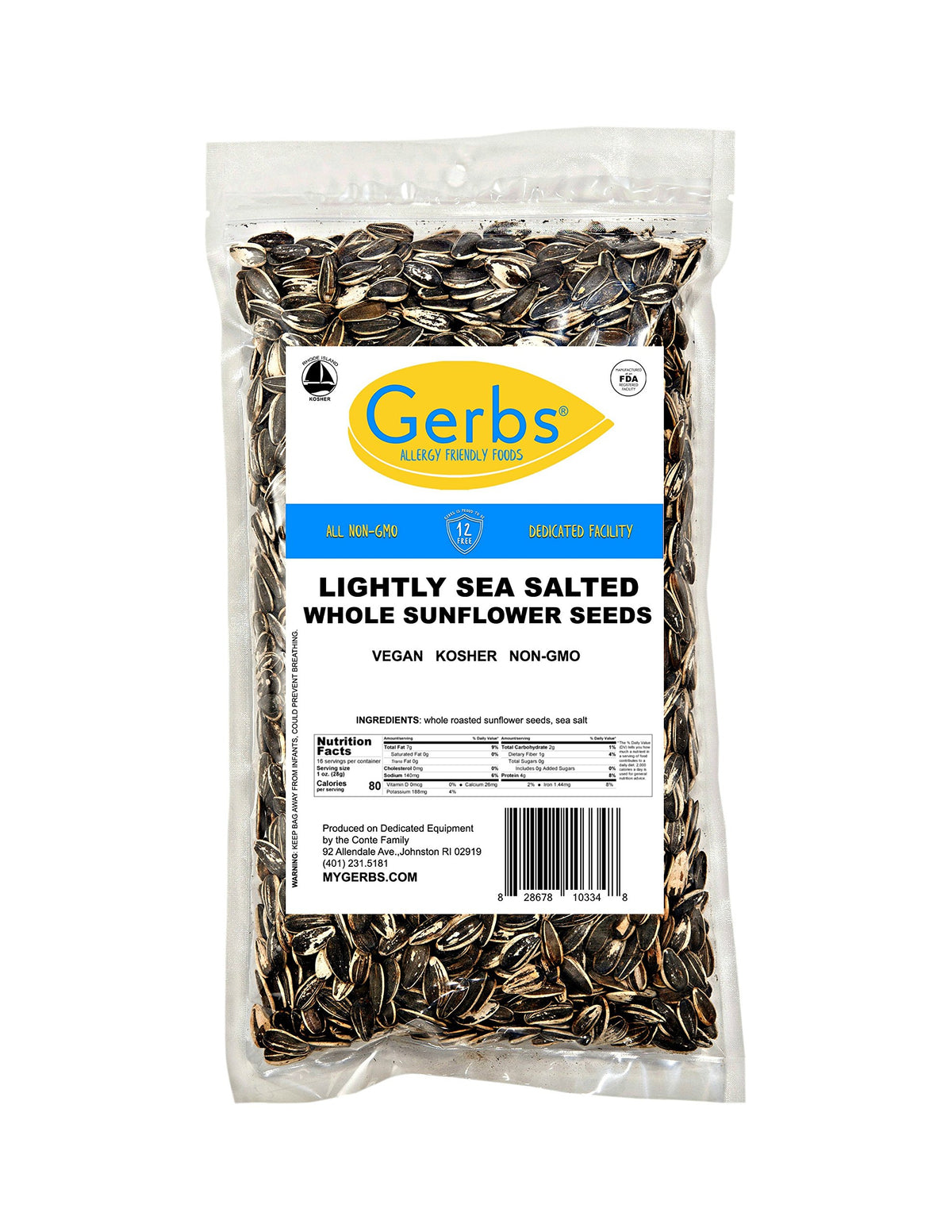 Gerbs crack-and-eat texture enhances salads, trail mixes, and on-the-go snacks.