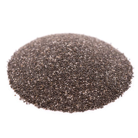 GERBS raw black chia seeds in a resealable bag, ready for pantries.