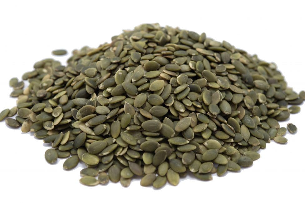 GERBS Raw Pumpkin Seed Kernels in resealable bag preserve freshness for snacking.