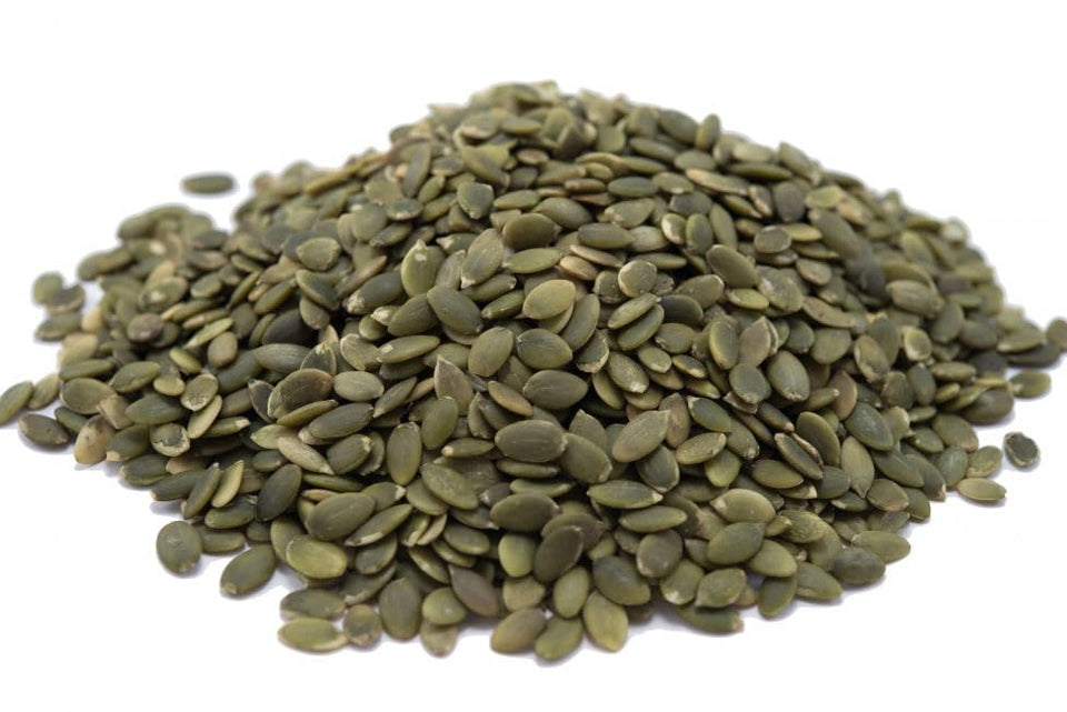 GERBS Raw Pumpkin Seed Kernels in resealable bag preserve freshness for snacking.