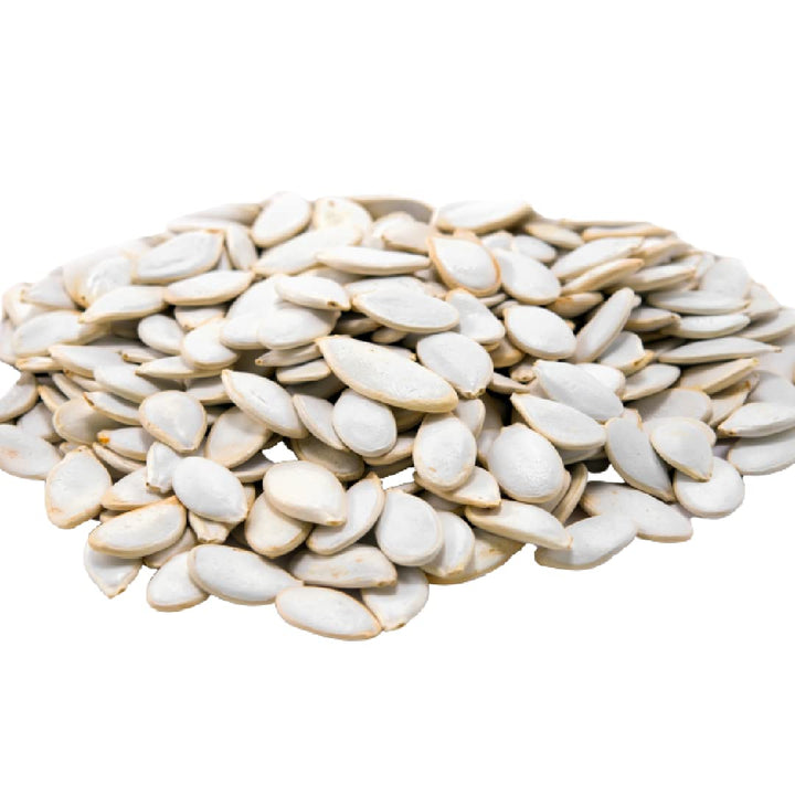GERBS raw whole pumpkin seeds in shell, 2 lb bag for snacking.
