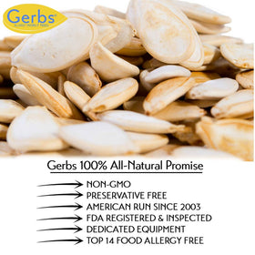 Resealable GERBS bag opened to show fresh interior
