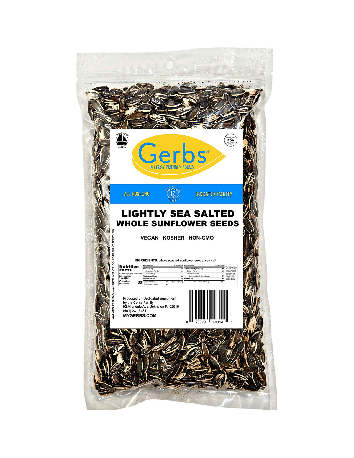 GERBS salad topping with crunchy sunflower seeds for extra texture.