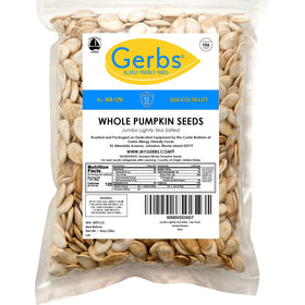 Gerbs serving idea: in-shell pumpkin seeds on a snack board.