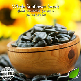 Crack-and-eat GERBS seeds shown as a convenient snack.