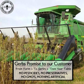 GERBS Super 5 Seed Meal open bag spill suggests easy access for recipes
