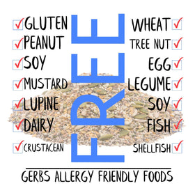 GERBS Super 7 Seed Snack Mix resealable bag preserves freshness for on-the-go snacking.