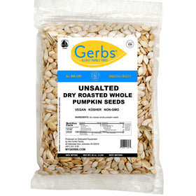 Gerbs pumpkin seeds in-shell offering versatile snacking and recipe ideas
