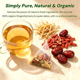 Gerduck Organic Ginger Root Slices showcasing premium ingredients