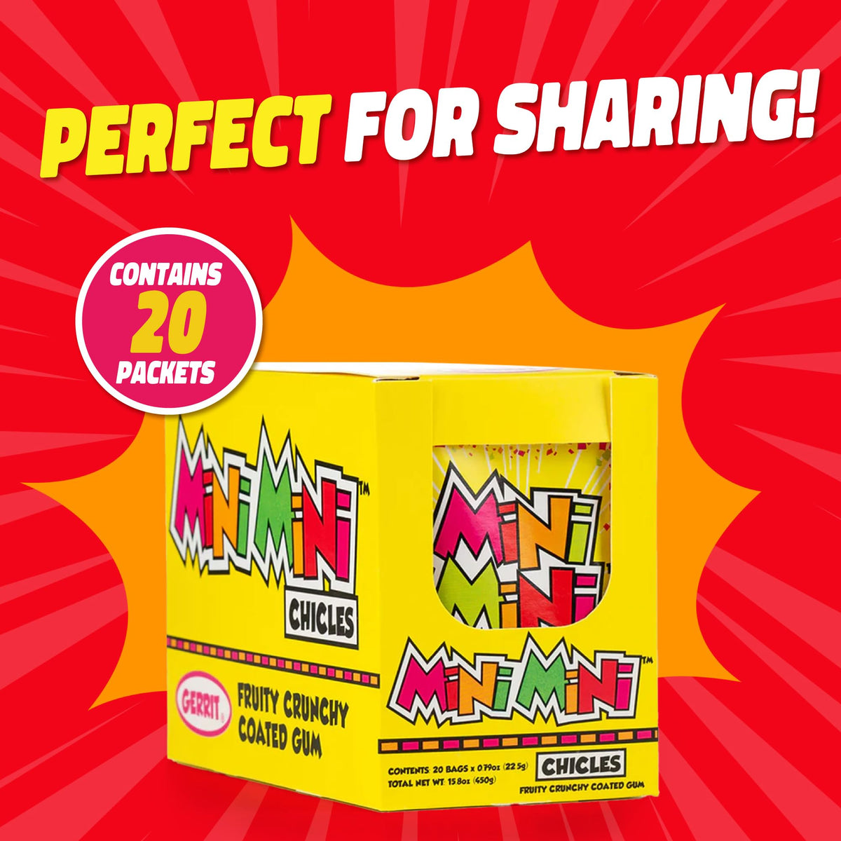 GeRRiT chiclets nostalgic design packaging suitable for gifts and events